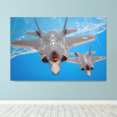 F-35A BELEUCHTUNG II 32x48 Leinwanddruck (Insitu (Holzboden))