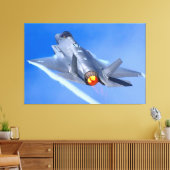 F-35A BELEUCHTUNG II 40x60 Leinwanddruck (Insitu (Wohnzimmer))