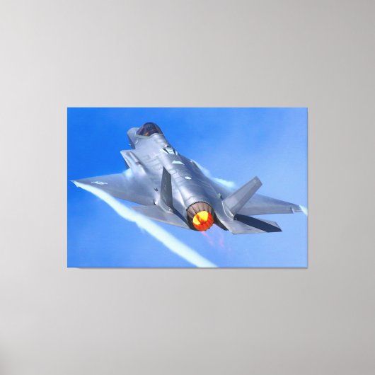 F-35A BELEUCHTUNG II 40x60 Leinwanddruck (Vorderseite)
