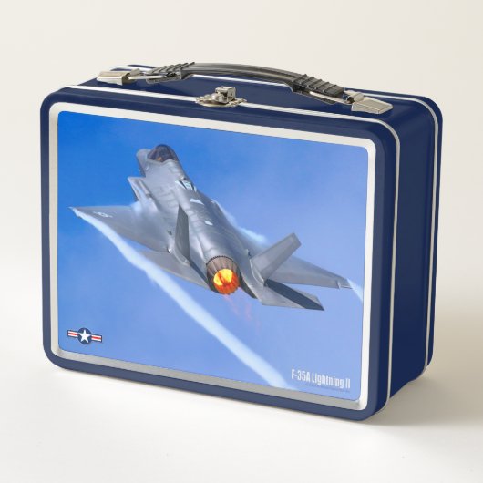 F-35A-BELEUCHTUNG II METALL BROTDOSE (Vorderseite)