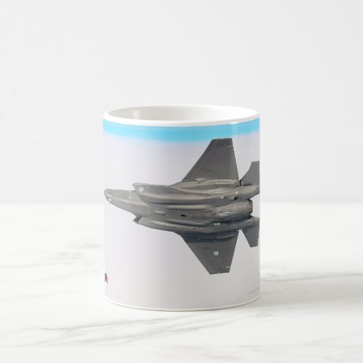 F-35A BELEUCHTUNG II (NIEDERLANDE) KAFFEETASSE (Mittel)