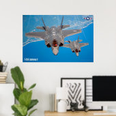 F-35A-BELEUCHTUNG II POSTER (Heimbüro)