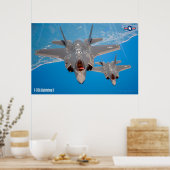 F-35A-BELEUCHTUNG II POSTER (Küche)