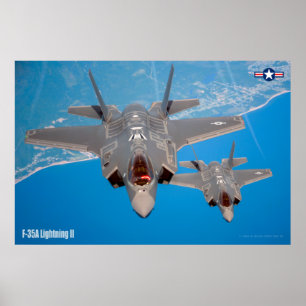 F-35A-BELEUCHTUNG II POSTER