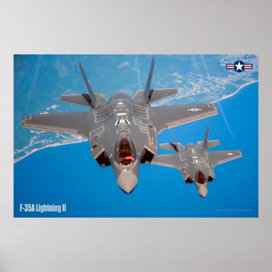 F-35A-BELEUCHTUNG II POSTER (Vorne)