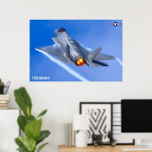 F-35A-BELEUCHTUNG II POSTER (Heimbüro)