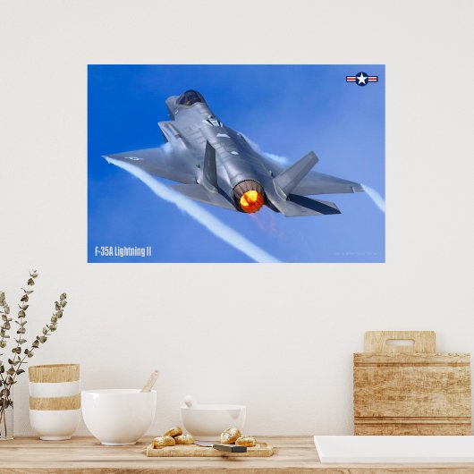 F-35A-BELEUCHTUNG II POSTER (Küche)