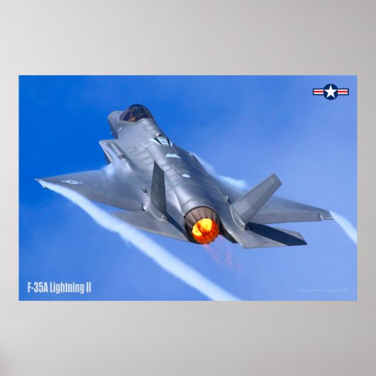 F-35A-BELEUCHTUNG II POSTER (Vorne)