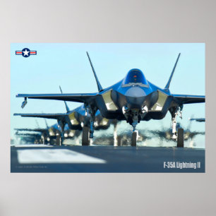 F-35A-BELEUCHTUNG II POSTER