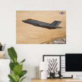 F-35A-BELEUCHTUNG II POSTER (Heimbüro)