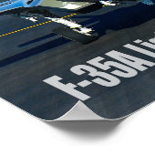 F-35A-BELEUCHTUNG II POSTER (Ecke)