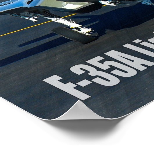 F-35A-BELEUCHTUNG II POSTER (Ecke)