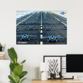 F-35A-BELEUCHTUNG II POSTER (Heimbüro)