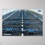 F-35A-BELEUCHTUNG II POSTER (Vorne)