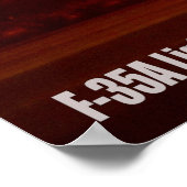 F-35A-BELEUCHTUNG II POSTER (Ecke)