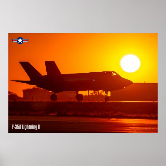 F-35A-BELEUCHTUNG II POSTER (Vorne)