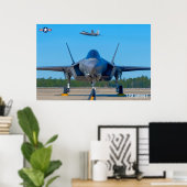 F-35A-BELEUCHTUNG II POSTER (Heimbüro)