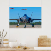 F-35A-BELEUCHTUNG II POSTER (Küche)