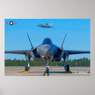 F-35A-BELEUCHTUNG II POSTER