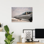 F-35A Blitzflugzeug II Poster (Heimbüro)