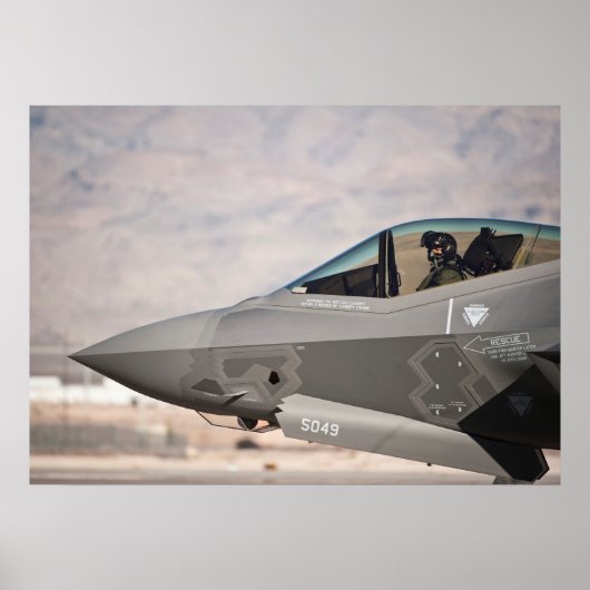 F-35A Blitzflugzeug II Poster (Vorne)
