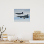F-35A Lightning II Joint Strike Fighters Poster (Küche)
