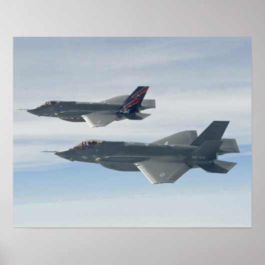 F-35A Lightning II Joint Strike Fighters Poster (Vorne)
