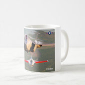F-35A LIGHTNING II und F-16C VIPER Kaffeetasse (VorderseiteRechts)