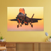 F-35B BELEUCHTUNG II 40x60 Leinwanddruck (Insitu (Wohnzimmer))