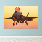 F-35B BELEUCHTUNG II 40x60 Leinwanddruck (Insitu (Holzboden))