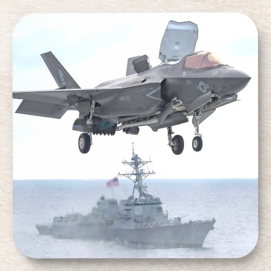 F-35B-BELEUCHTUNG II GETRÄNKEUNTERSETZER (Vorderseite)