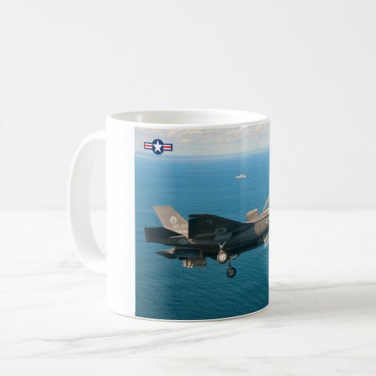 F-35B-BELEUCHTUNG II KAFFEETASSE (Vorderseite Links)