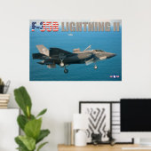 F-35B-BELEUCHTUNG II POSTER (Heimbüro)