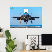 F-35B-BELEUCHTUNG II POSTER (Heimbüro)