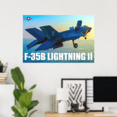 F-35B-BELEUCHTUNG II POSTER (Heimbüro)