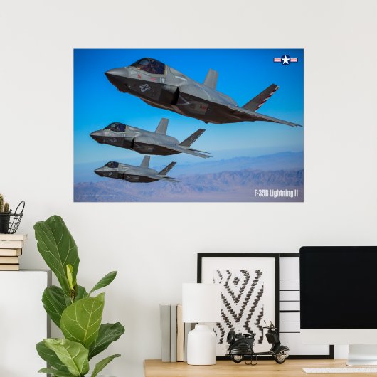 F-35B-BELEUCHTUNG II POSTER (Heimbüro)