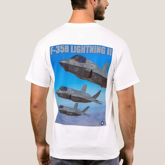 F-35B-BELEUCHTUNG II T-Shirt (Rückseite)