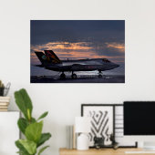 F-35B Blitzgerät II Poster (Heimbüro)