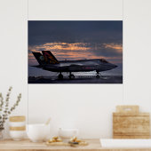 F-35B Blitzgerät II Poster (Küche)