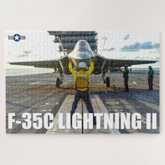 F-35C-BELEUCHTUNG II (20x30 INCH) Puzzle (Horizontal)