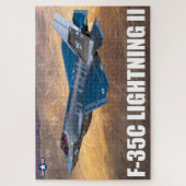 F-35C-BELEUCHTUNG II (20x30 INCH) Puzzle (Vertikal)