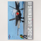 F-35C-BELEUCHTUNG II (20x30 INCH) Puzzle (Vertikal)
