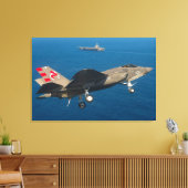 F-35C-BELEUCHTUNG II 24x36 Leinwanddruck (Insitu (Wohnzimmer))