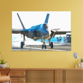 F-35C-BELEUCHTUNG II 32x48 Leinwanddruck (Insitu (Wohnzimmer))
