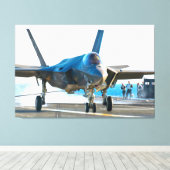 F-35C-BELEUCHTUNG II 32x48 Leinwanddruck (Insitu (Holzboden))