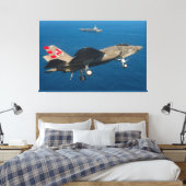 F-35C-BELEUCHTUNG II 40x60 Leinwanddruck (Insitu (Schlafzimmer))