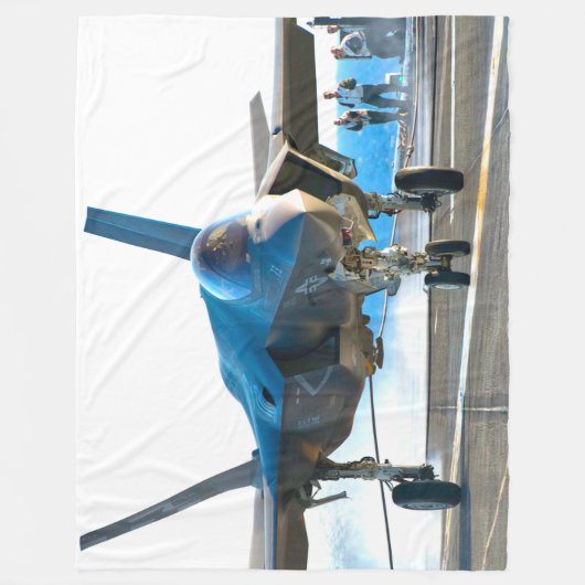 F-35C-BELEUCHTUNG II FLEECEDECKE (Vorderseite)