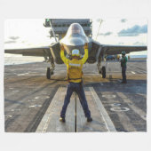 F-35C-BELEUCHTUNG II FLEECEDECKE (Vorderseite (Horizontal))