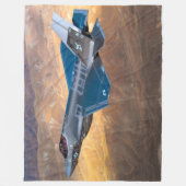 F-35C-BELEUCHTUNG II FLEECEDECKE (Vorderseite)