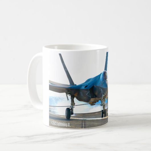 F-35C-BELEUCHTUNG II KAFFEETASSE (Vorderseite Links)